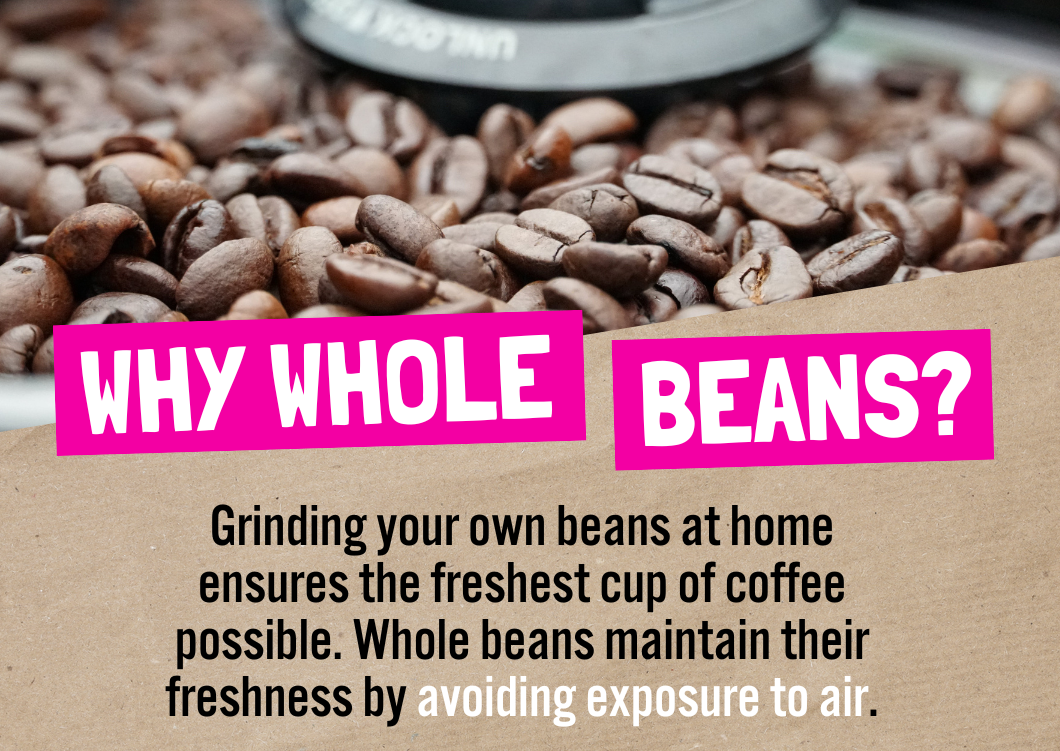 Whole bean coffee box