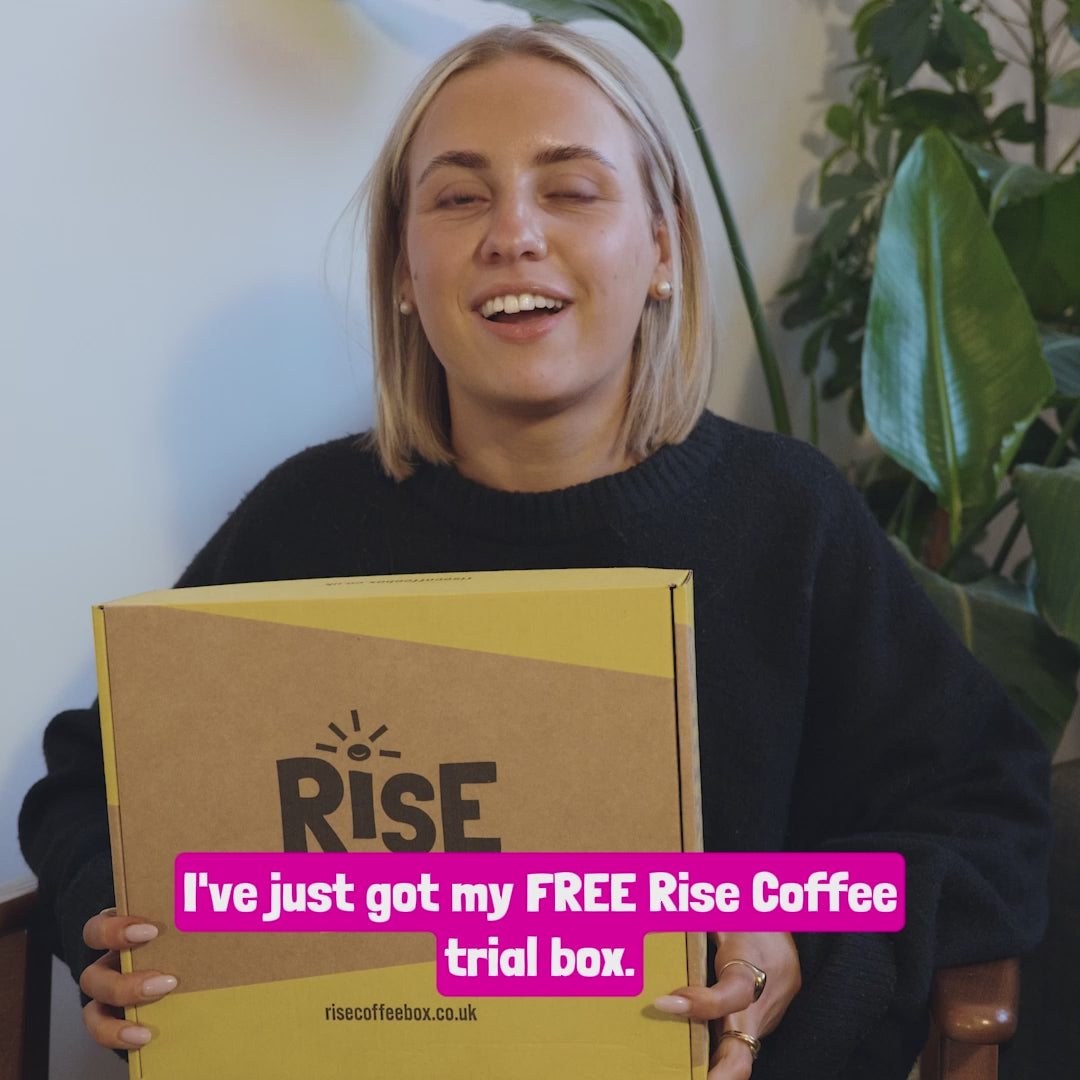 Trial of RISE coffee box